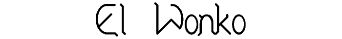 El Wonko font